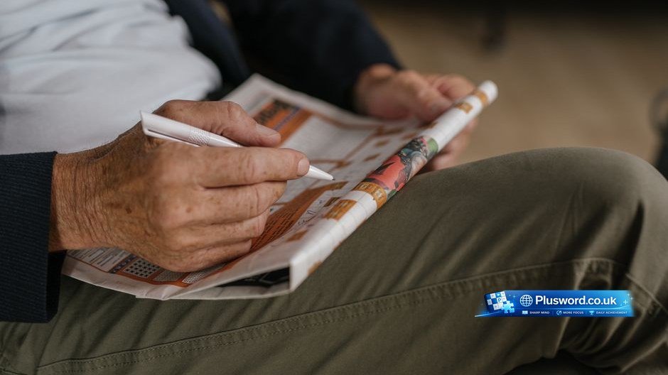 A open newspaper grid with a pencil showing how to solve crossword puzzles