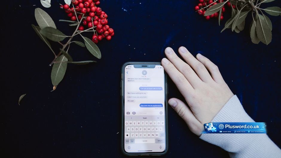 plus symbol in text message