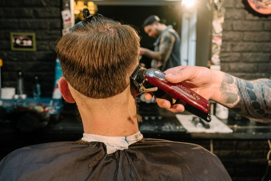 low taper fade haircut style for men