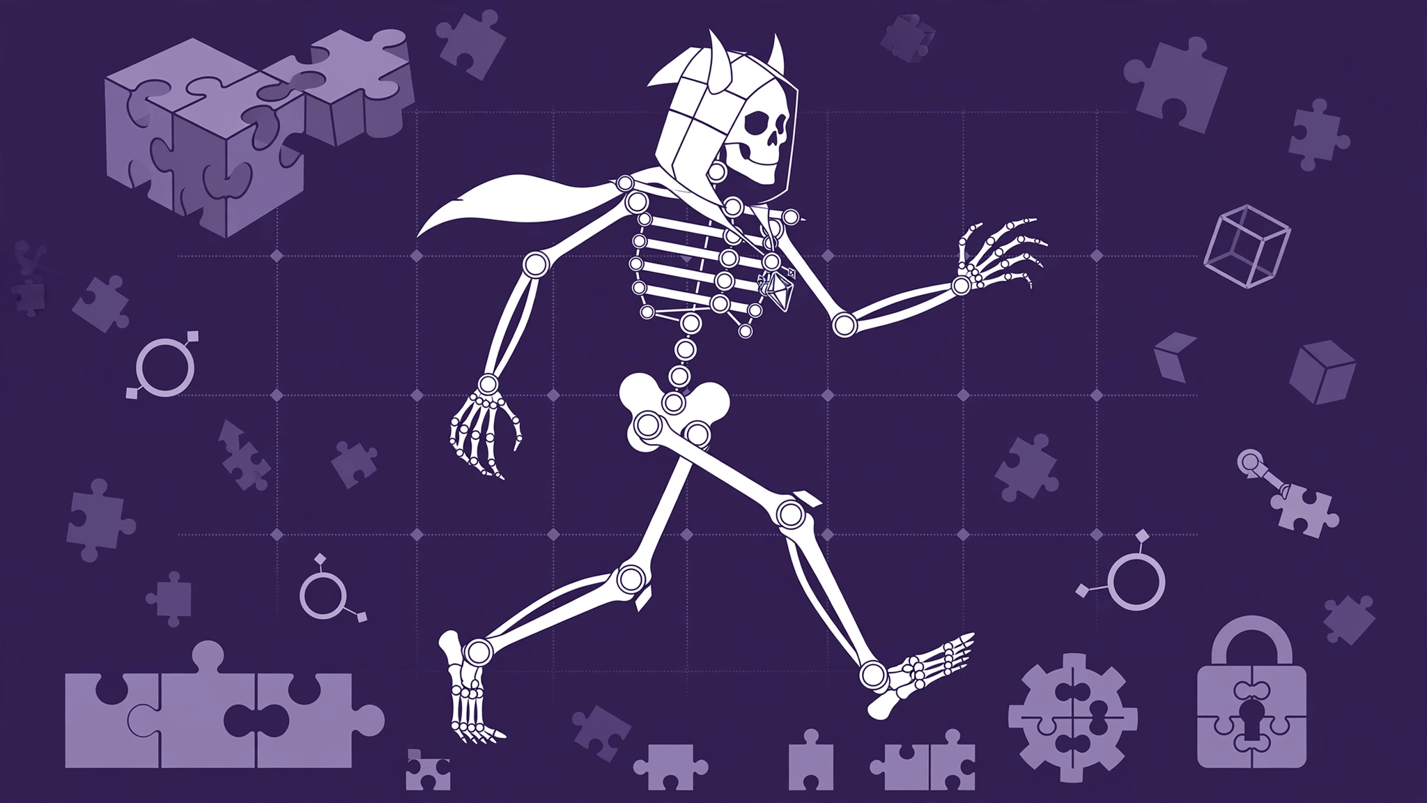 League of Legends champion skeleton animation guessing game concept