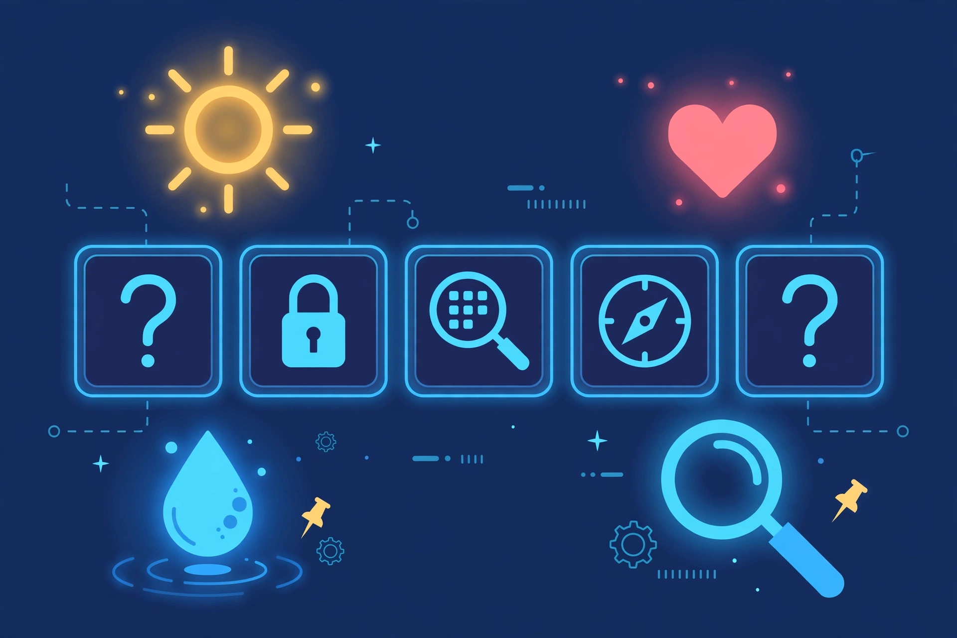 Symble code-cracking word game with mystery symbols illustration