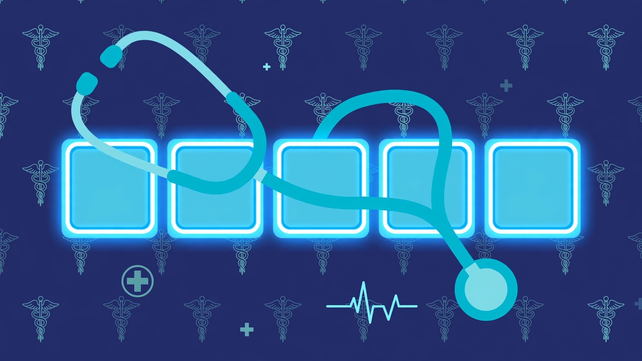Wordosis medical word guessing game tile grid illustration