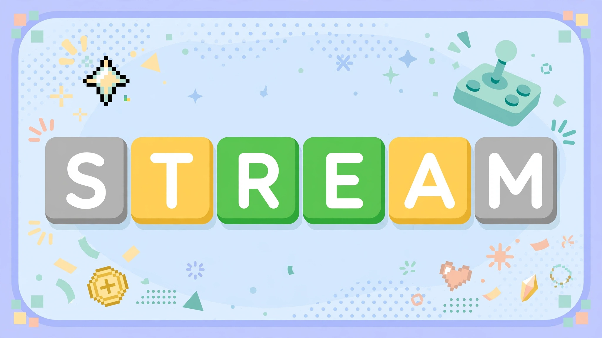 Flat illustration of the Word Hurdle game interface with letter tiles on wordhurdle.co
